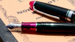 セーラー万年筆長崎美景グラバーフォレストローズH-Mペン先